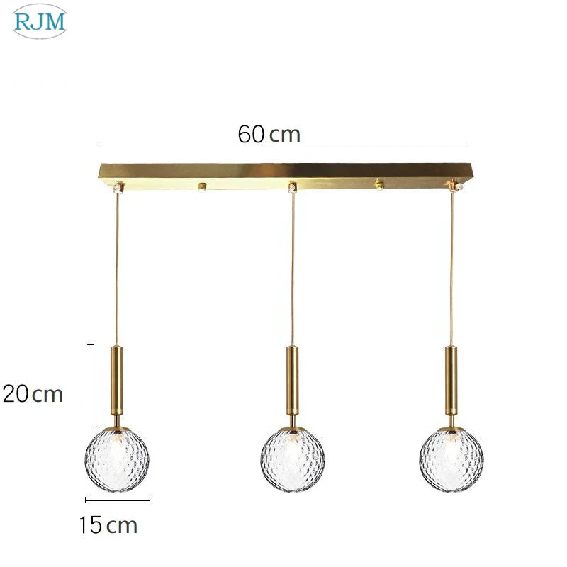 Decorbites™ Glasball-LED-Hängeleuchte: Nordisch Modern, Ein-Kopf, Kreatives Design
