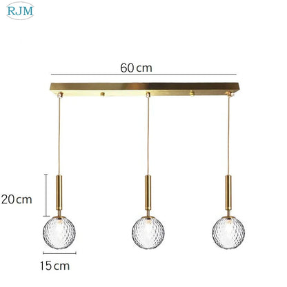 Decorbites™ Glasball-LED-Hängeleuchte: Nordisch Modern, Ein-Kopf, Kreatives Design