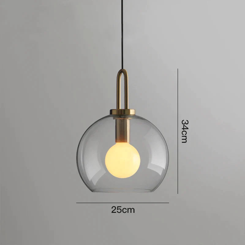 Decorbites™ Glas-Kugelleuchter für Wohnzimmer, Esszimmer, Bar – Luxuriöser Industrie-Stil