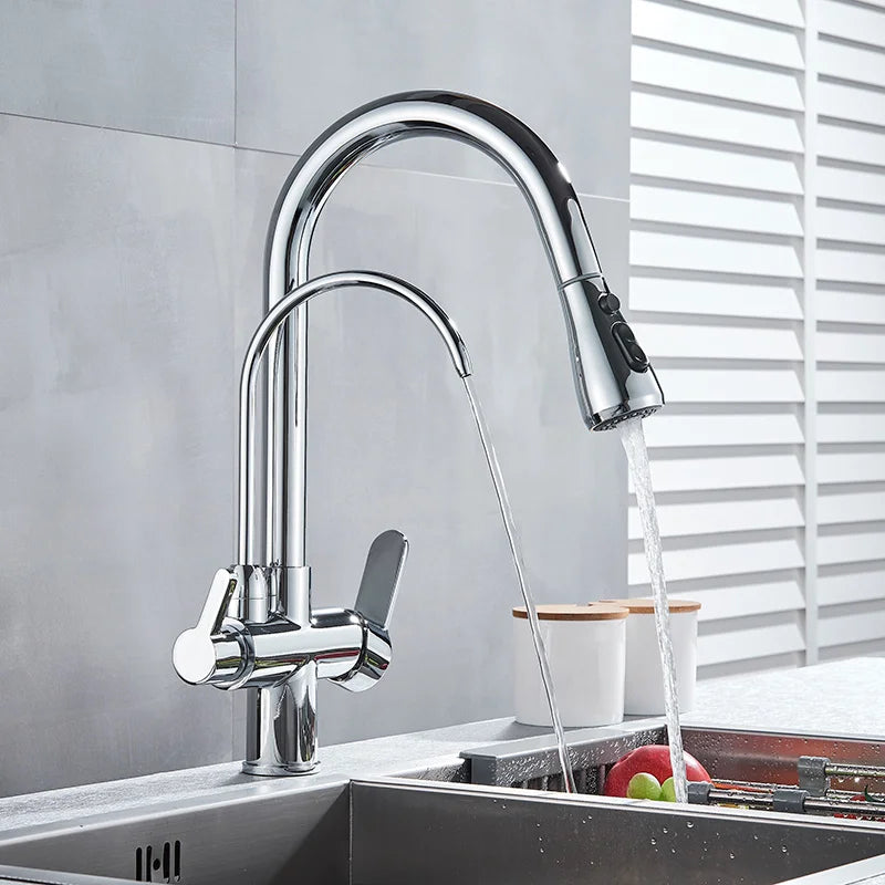 Decorbites™ Zweihand-Wasserfilterarmatur mit 360-Grad-Drehung