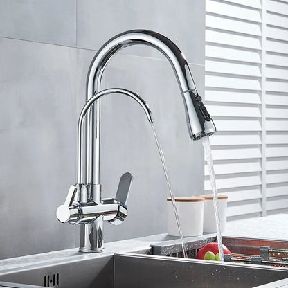 Decorbites™ Zweihand-Wasserfilterarmatur mit 360-Grad-Drehung