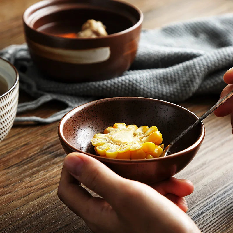 Decorbites™ Japanischer Stil Keramik-Suppenschüssel - Umweltfreundliche Unterglasur-Terrine