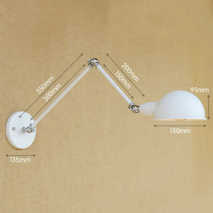 Decorbites™ verstellbare Langarm-Wandleuchte: Loft-Industrial-Vintage-Wandleuchte Luminaria