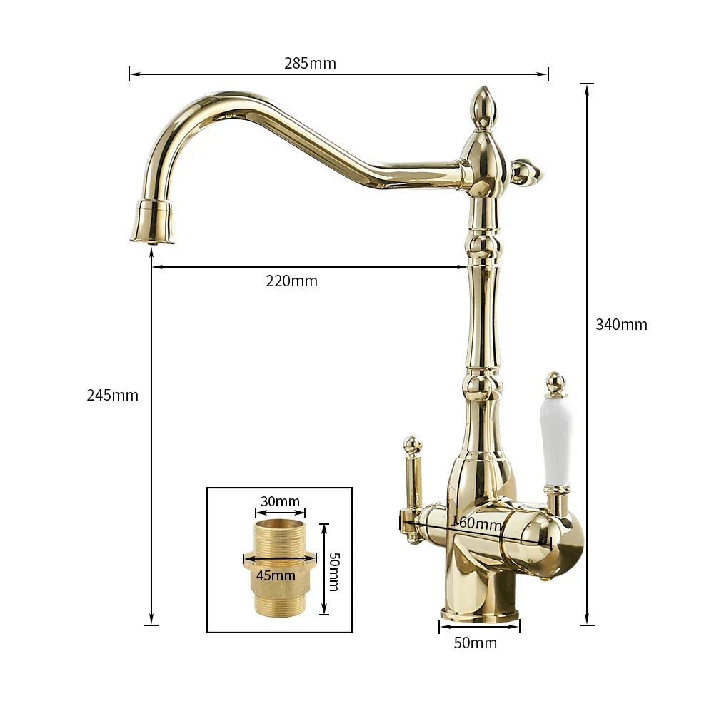 Chrome Purification Kitchen Faucet