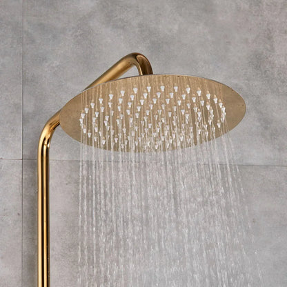 Decorbites™ 3-Wege-Duscharmatur-Set mit Regendusche und Wasserfall-Auslauf