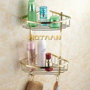 Gold Brass Shower Shelf