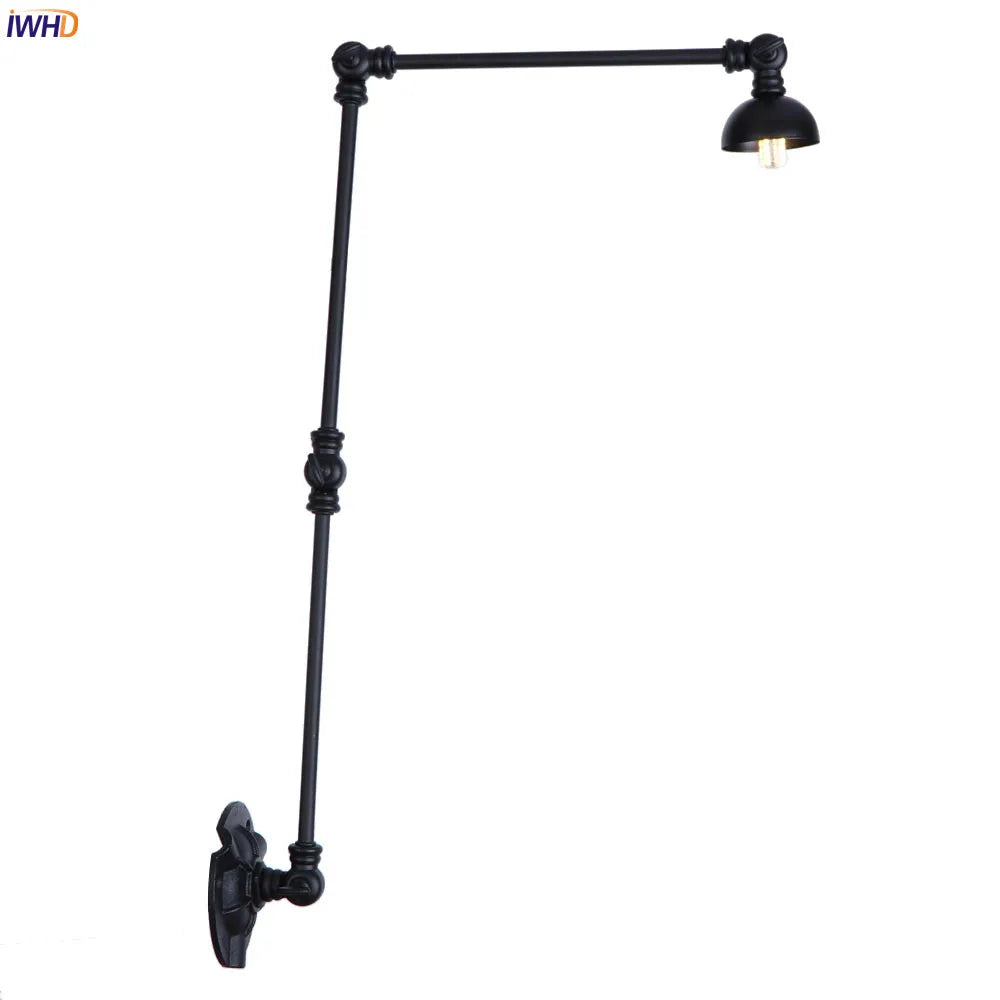 Decorbites™ Industrielles Vintage Verstellbares Schwing-Wandleuchter Treppenlicht - Set aus 3