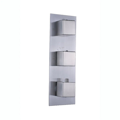 Decorbites™ gebürstetes Nickel-Thermostatmischer für Dreihand-Duschsteuerung