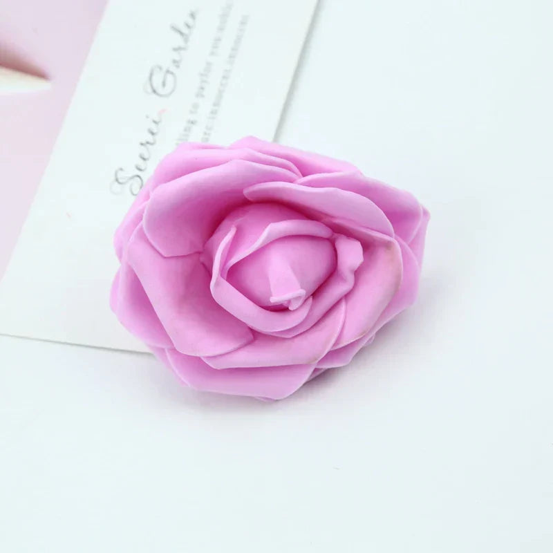 Decorbites™ Schaumrosen Blumenwand Heim Hochzeitsdekoration Brautbrosche Handgefertigte Künstliche Blumen
