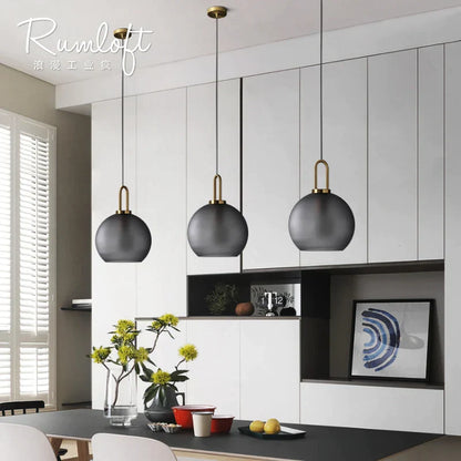 Decorbites™ Glas-Kugelleuchter für Wohnzimmer, Esszimmer, Bar – Luxuriöser Industrie-Stil