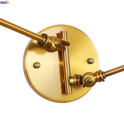 Decorbites™ Industrielle Schwenkbare Wandarm-Wandleuchte Schlafzimmer Badezimmer Loft Vintage