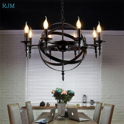 Decorbites™ Eisen-Hängeleuchte: Vintage-Industrial-Stil für Beleuchtung im Zuhause, Restaurant und Bar.