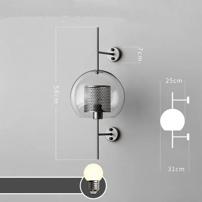 Decorbites™ Glas-Industriel-Wandleuchten für Wohnzimmer, Schlafzimmer und Esszimmer