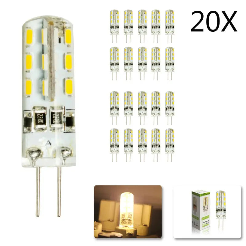 Decorbites™ G4 LED-Maislampe 3W 24 LEDs SMD 3014 Strahlerglühbirnen Warmweiß Kaltweiß