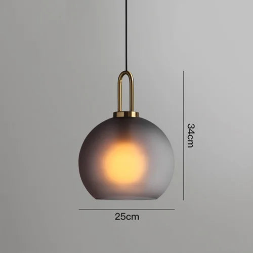 Decorbites™ Glas-Kugelleuchte: Luxus-Lampe für Restaurants & Bars, nordisches Schlafzimmerlicht