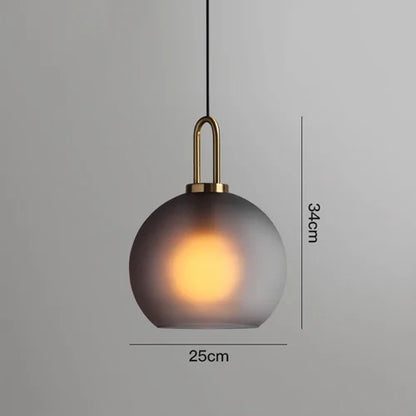 Decorbites™ Glas-Kugelleuchte: Luxus-Lampe für Restaurants & Bars, nordisches Schlafzimmerlicht