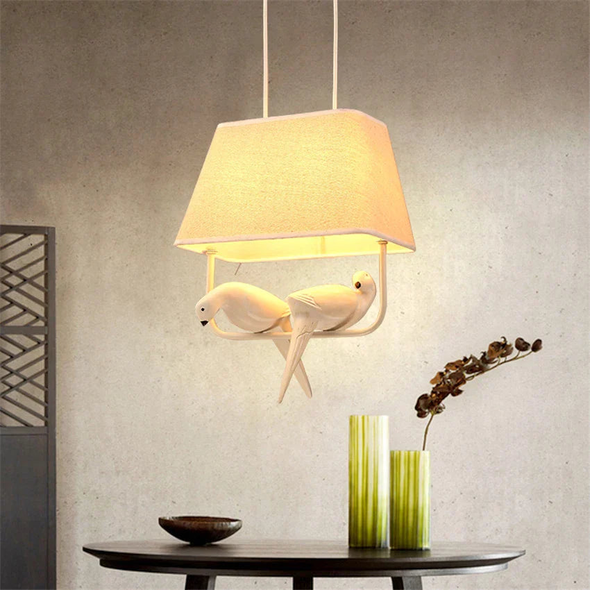 Decorbites™ Vogelkäfig-Lüster: Harz-Retro-Leuchte Pendellampe für Esszimmer, Schlafzimmer, Kücheninsel
