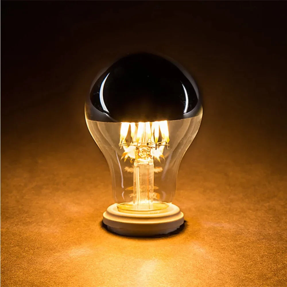 Decorbites™ LED-Filamentlampe A19 Silberne Kuppel 8 W 800 lm Dimmbare CRI 85 2700 K 6000 K Warm Kalt