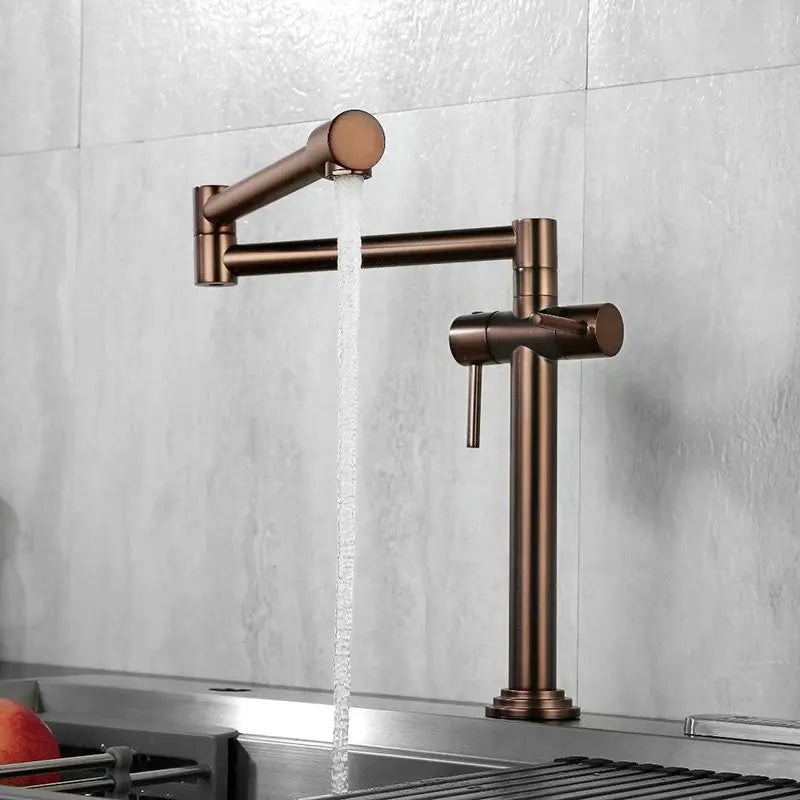 Brass Deck Kitchen Faucet