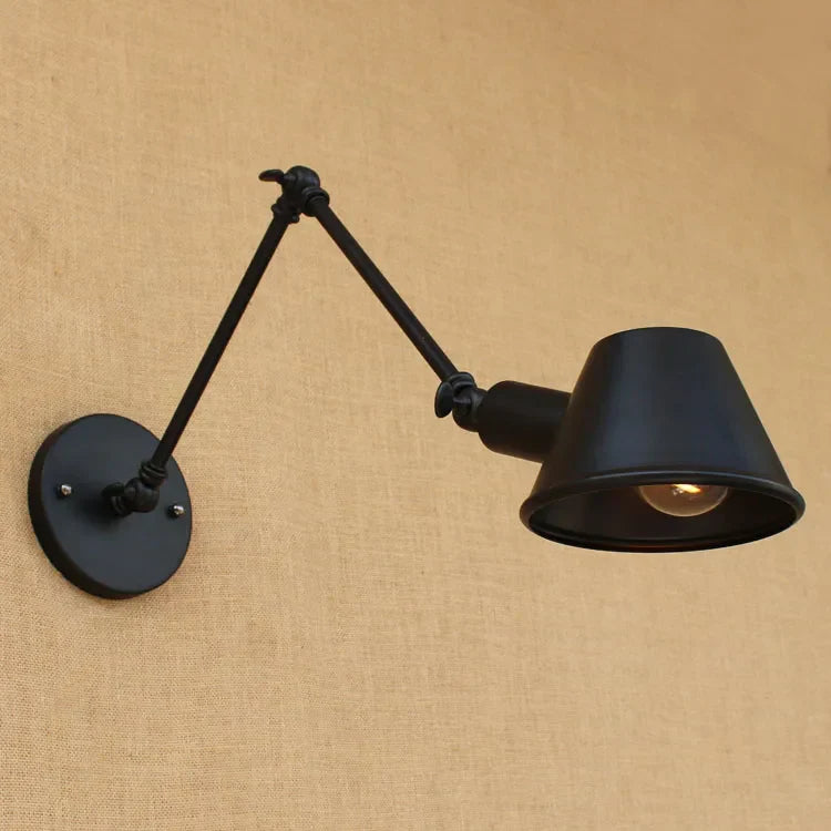 Decorbites™ Goldene Vintage LED Schwingarm-Wandleuchte im Industriedesign