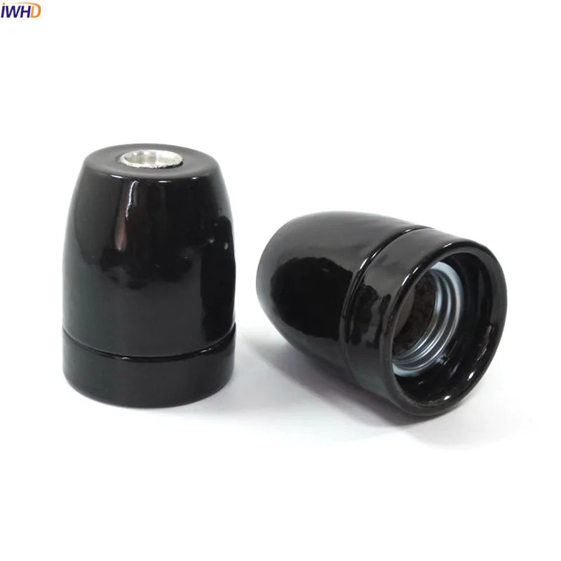 Decorbites™ E27 Keramik Lampenfassung Steckdose Vintage Soquete Retro Lampenbasis Halter