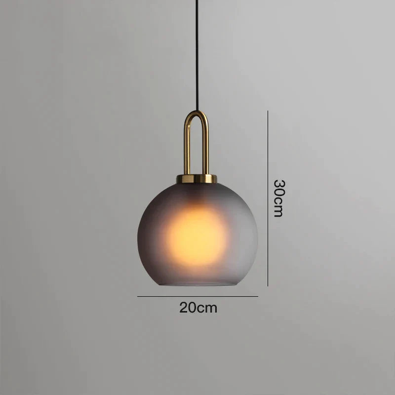Decorbites™ Glas-Kugelleuchter für Wohnzimmer, Esszimmer, Bar – Luxuriöser Industrie-Stil