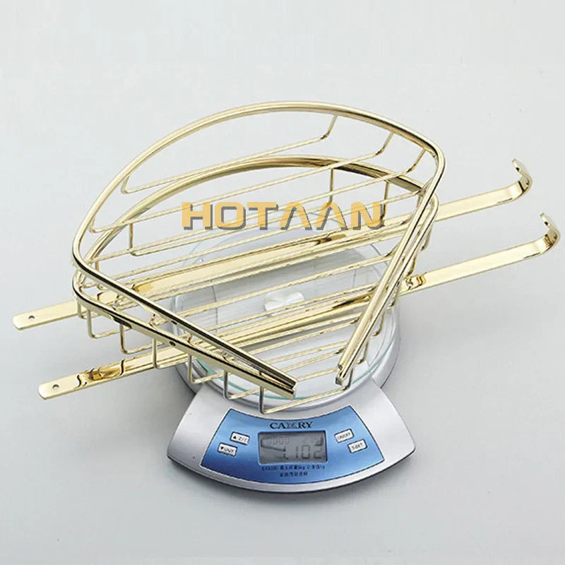 Gold Brass Shower Shelf