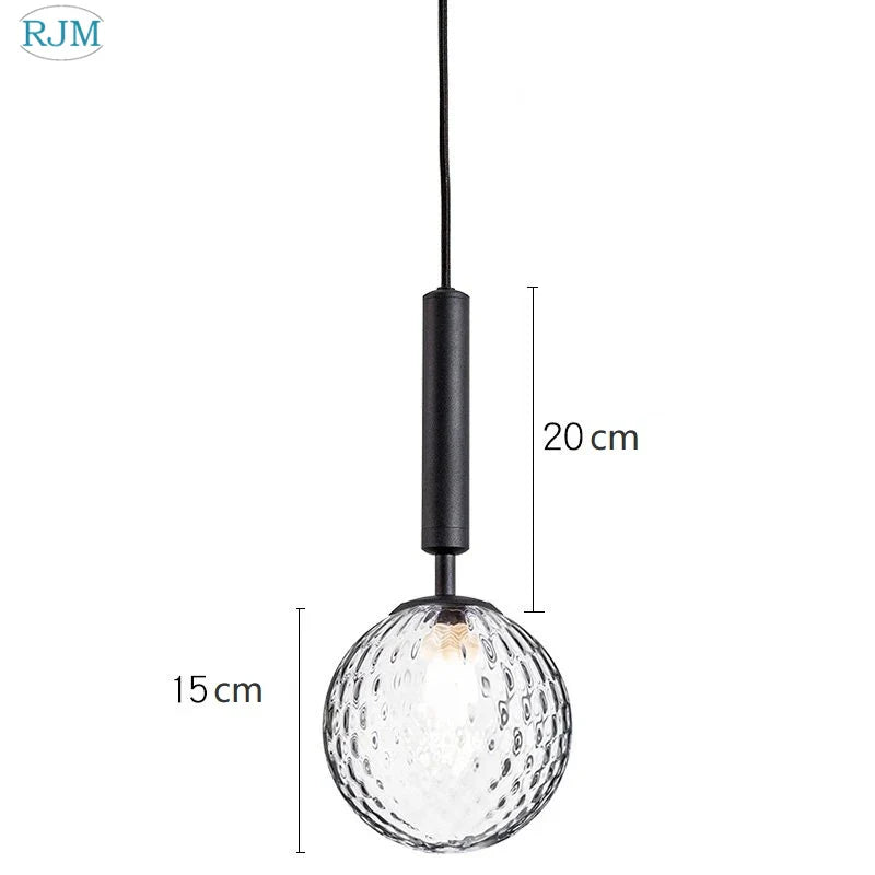 Decorbites™ Glasball-LED-Hängeleuchte: Nordisch Modern, Ein-Kopf, Kreatives Design