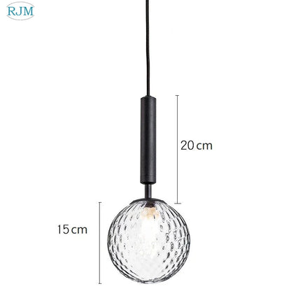 Decorbites™ Glasball-LED-Hängeleuchte: Nordisch Modern, Ein-Kopf, Kreatives Design