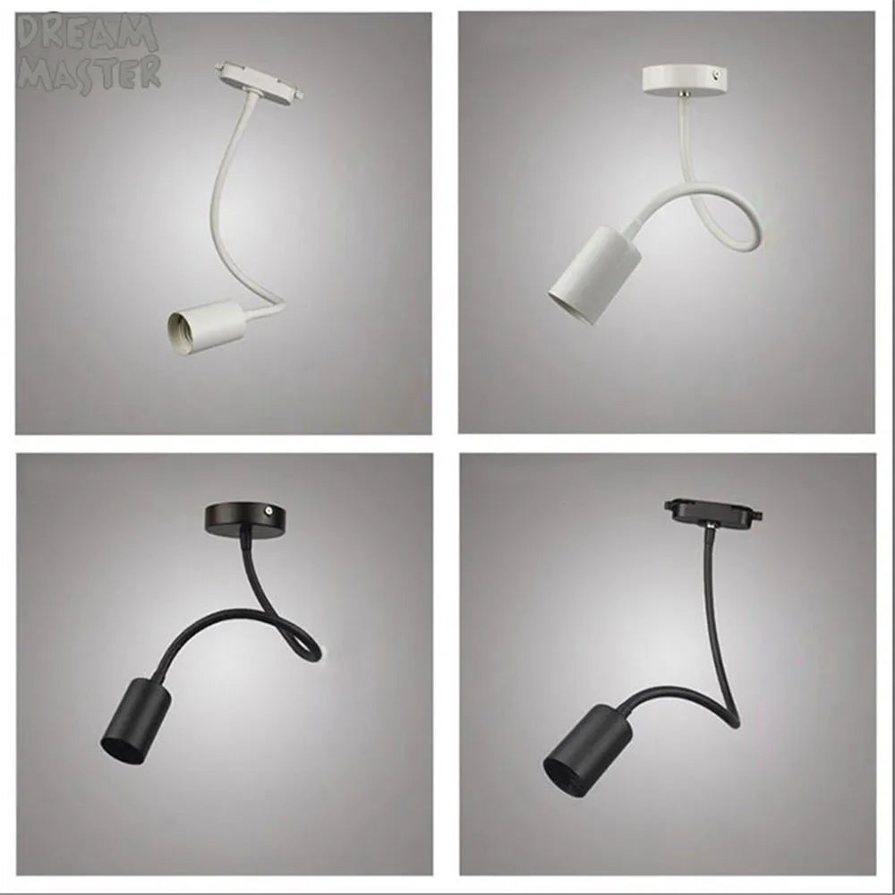 Decorbites™ LED Flex-Track-Leuchte für Bekleidungsgeschäfte - Schwarz Weiß Biegsame Stange Biegeleuchte