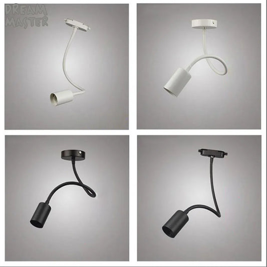 DecorBites™ LED Flex Track Light for Clothing Stores - Black White Bendable Rod Bend Lighting