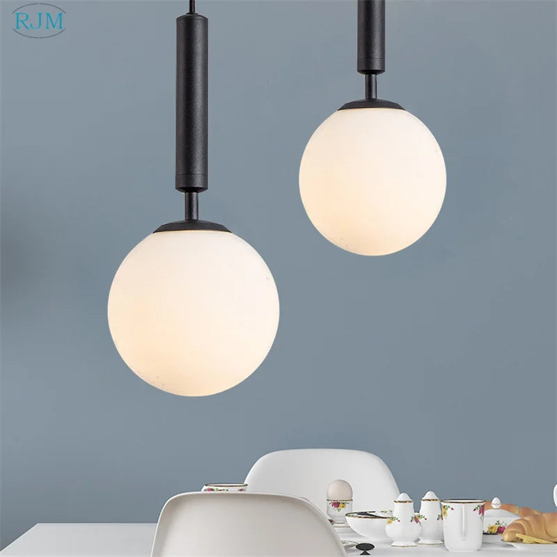 Decorbites™ Glasball-LED-Hängeleuchte: Nordisch Modern, Ein-Kopf, Kreatives Design