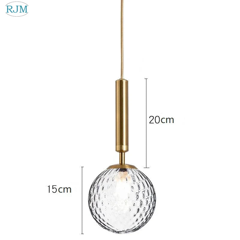 Decorbites™ Glasball-LED-Hängeleuchte: Nordisch Modern, Ein-Kopf, Kreatives Design