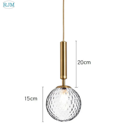 Decorbites™ Glasball-LED-Hängeleuchte: Nordisch Modern, Ein-Kopf, Kreatives Design