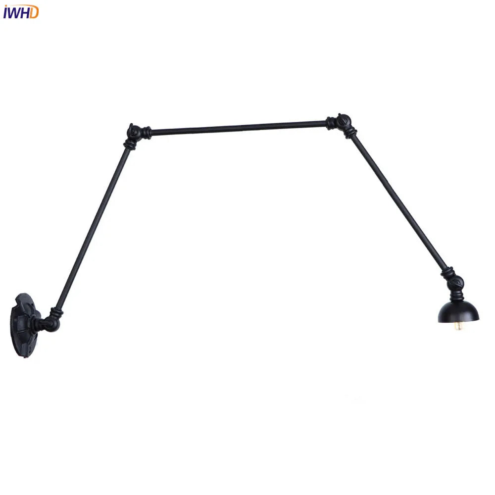 Decorbites™ Industrielles Vintage Verstellbares Schwing-Wandleuchter Treppenlicht - Set aus 3