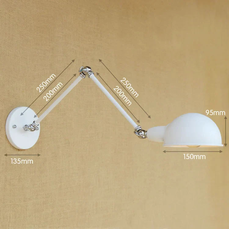 Decorbites™ verstellbare Langarm-Wandleuchte: Loft-Industrial-Vintage-Wandleuchte Luminaria