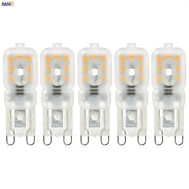 Decorbites™ G9 LED-Maislampen Glühbirne 5 Stk. 2W 14x SMD3528 Warmweiß Weiß Kronleuchter