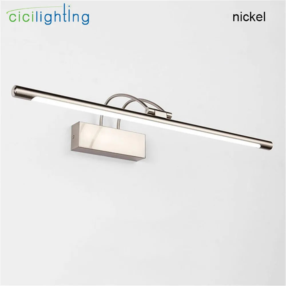 Decorbites™ LED-Spiegelbeleuchtung für Badezimmer, Frontlichter für den Spiegel, modernes Kunstdekor, 45-75 cm