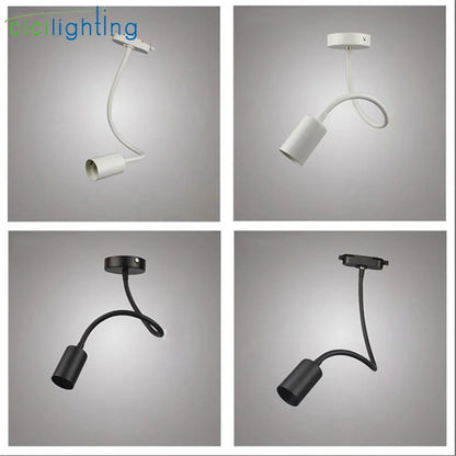 DecorBites™ Industrial Gooseneck Track Lighting for Clothing Store