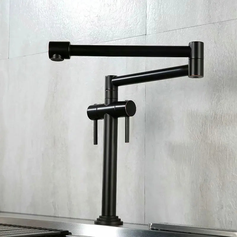 Brass Deck Kitchen Faucet