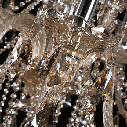 Decorbites™ Kristall-LED-Kronleuchter Gold/Silber K9 6/8/10/15/18 Arme Wohnzimmerbeleuchtung