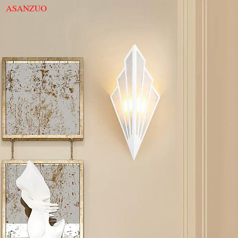 DecorBites™ LED Fan-Shaped Indoor Wall Lamp for Corridor Aisle Staircase Bedroom Lighting