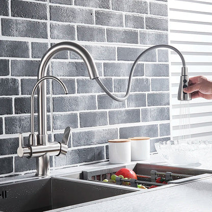 Decorbites™ Zweihand-Wasserfilterarmatur mit 360-Grad-Drehung