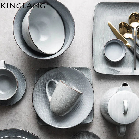Decorbites™ Japanisches Stil Keramik Geschirr-Set