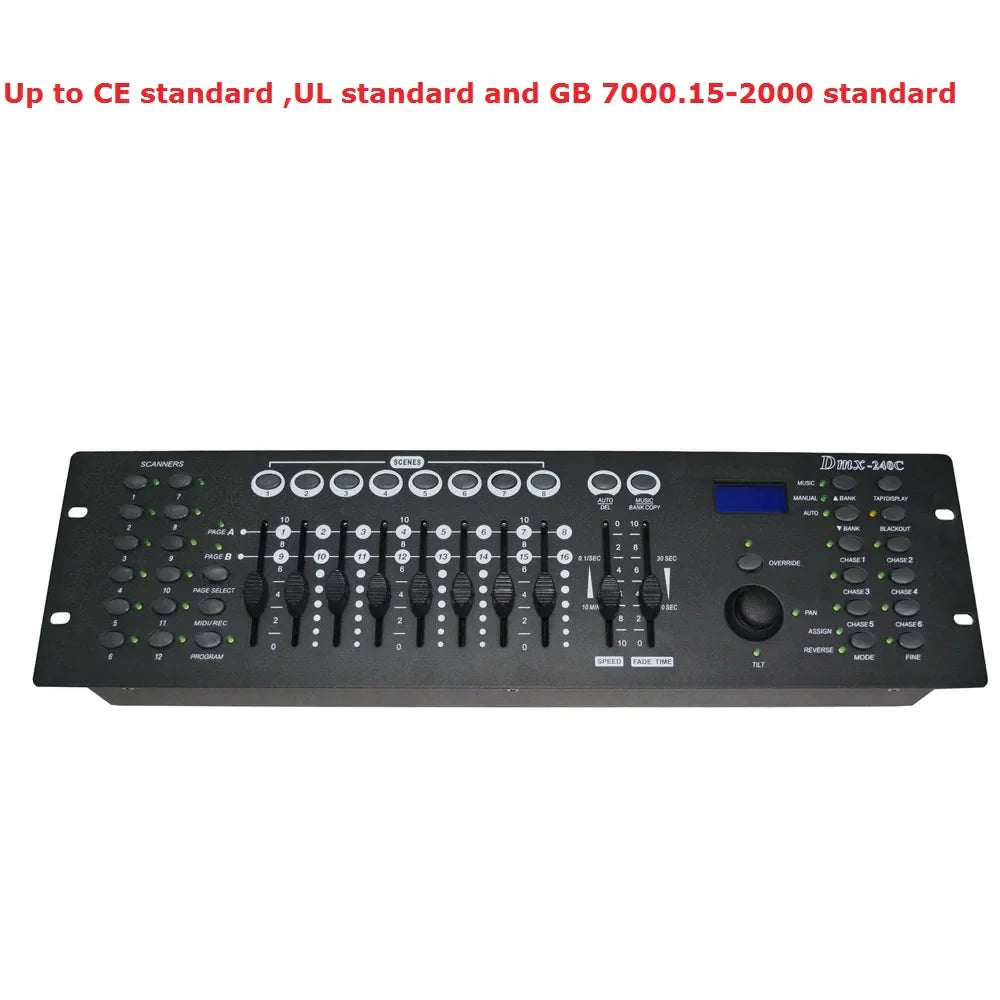 Decorbites™ 240C DMX-Steuergerät für Bühnen-, Party-, Hochzeits- und Diskoshow-Beleuchtung