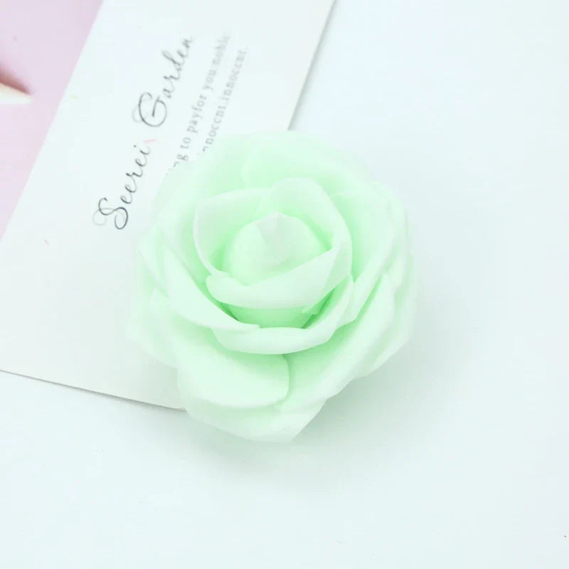 Decorbites™ Schaumrosen Blumenwand Heim Hochzeitsdekoration Brautbrosche Handgefertigte Künstliche Blumen