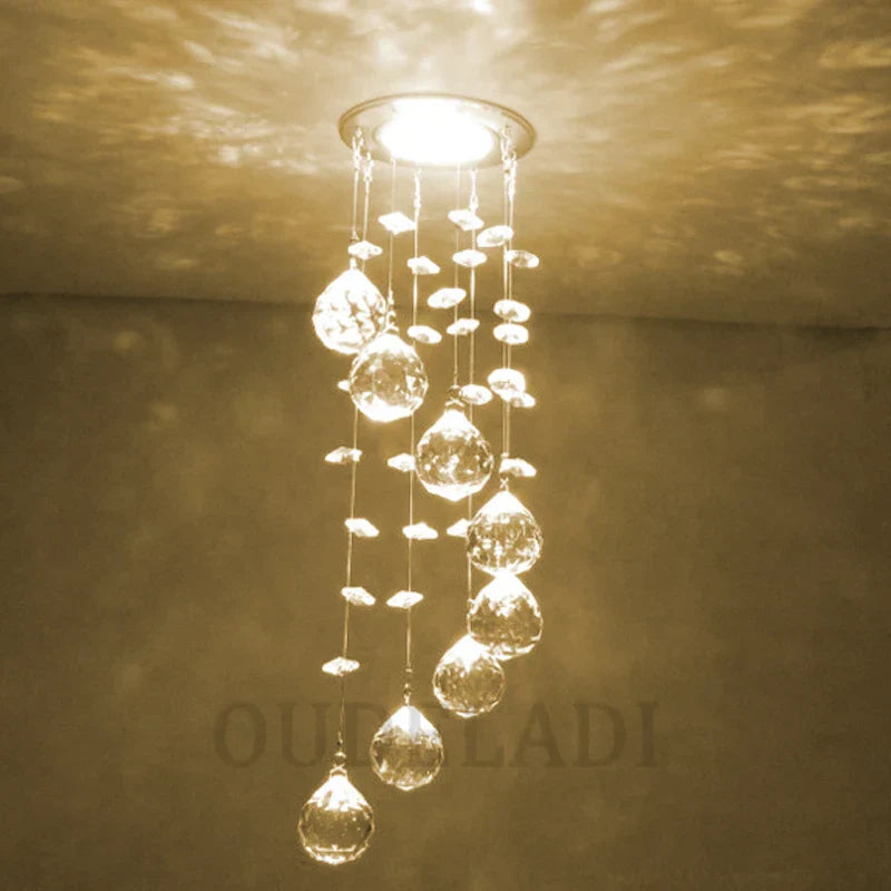 Decorbites™ Crystal-LED-Downlight für Heimdekoration, Wohnzimmer, Esszimmer, Flur – Mini-Deckenleuchte