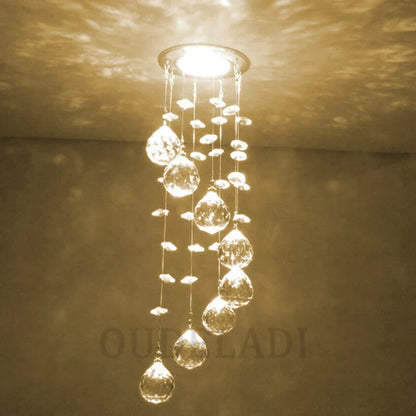 Decorbites™ Crystal-LED-Downlight für Heimdekoration, Wohnzimmer, Esszimmer, Flur – Mini-Deckenleuchte