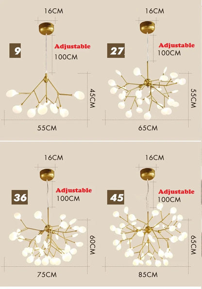 Decorbites™ LED Astleuchter: Heracleum Salonbeleuchtung für Küche, Bar und Restaurant