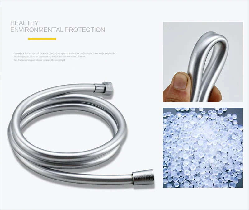 Silver Gold Shower Hose